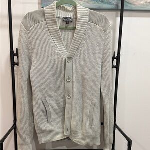 Express Beige Knit Cardigan